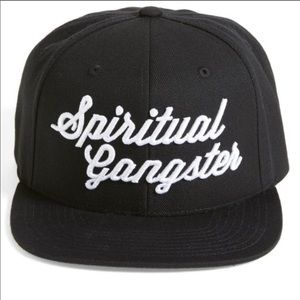 Spiritual Gangster black snap back hats. NWOT.